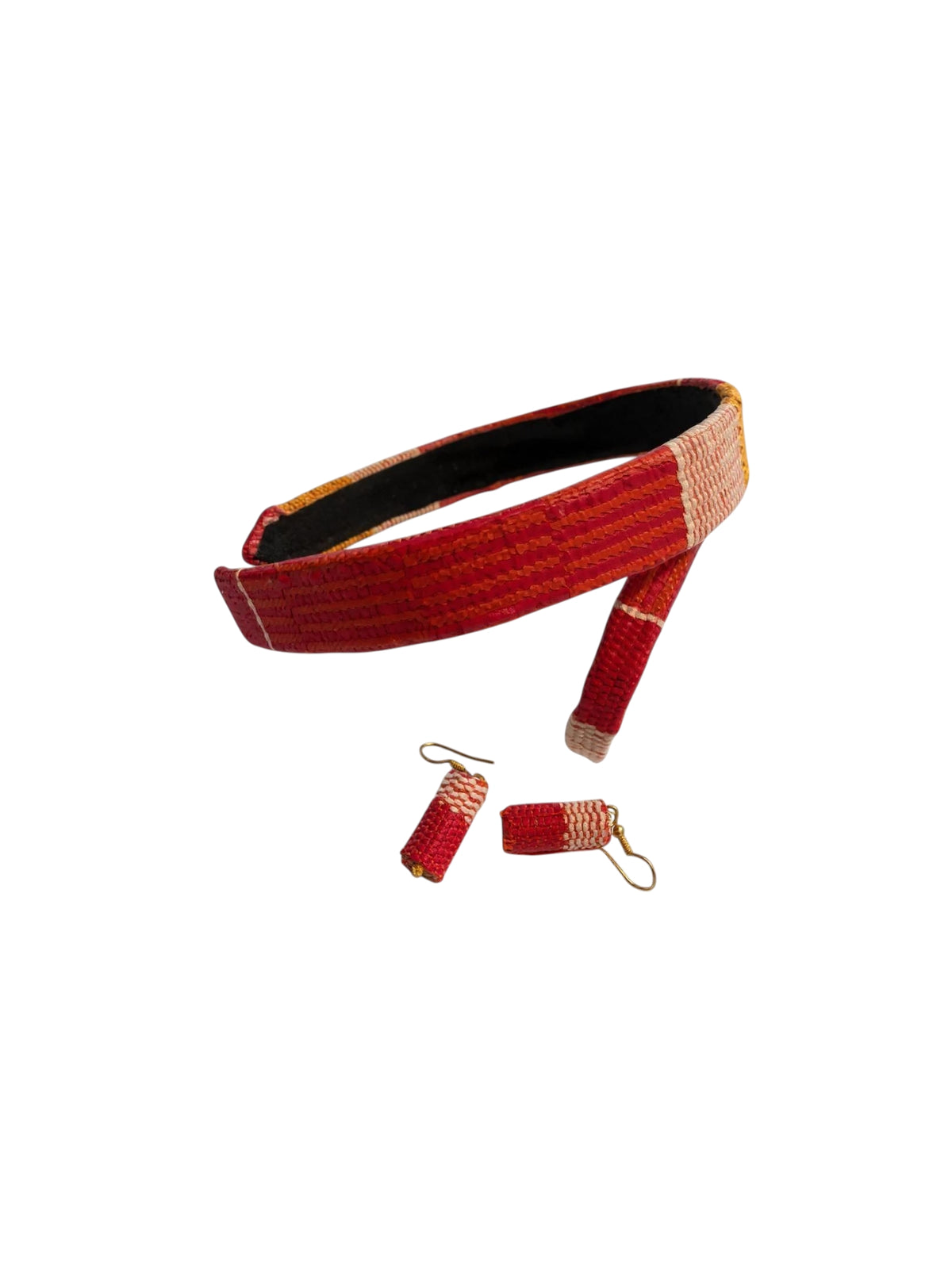 Kente Headband, Bracelet and Earring Set