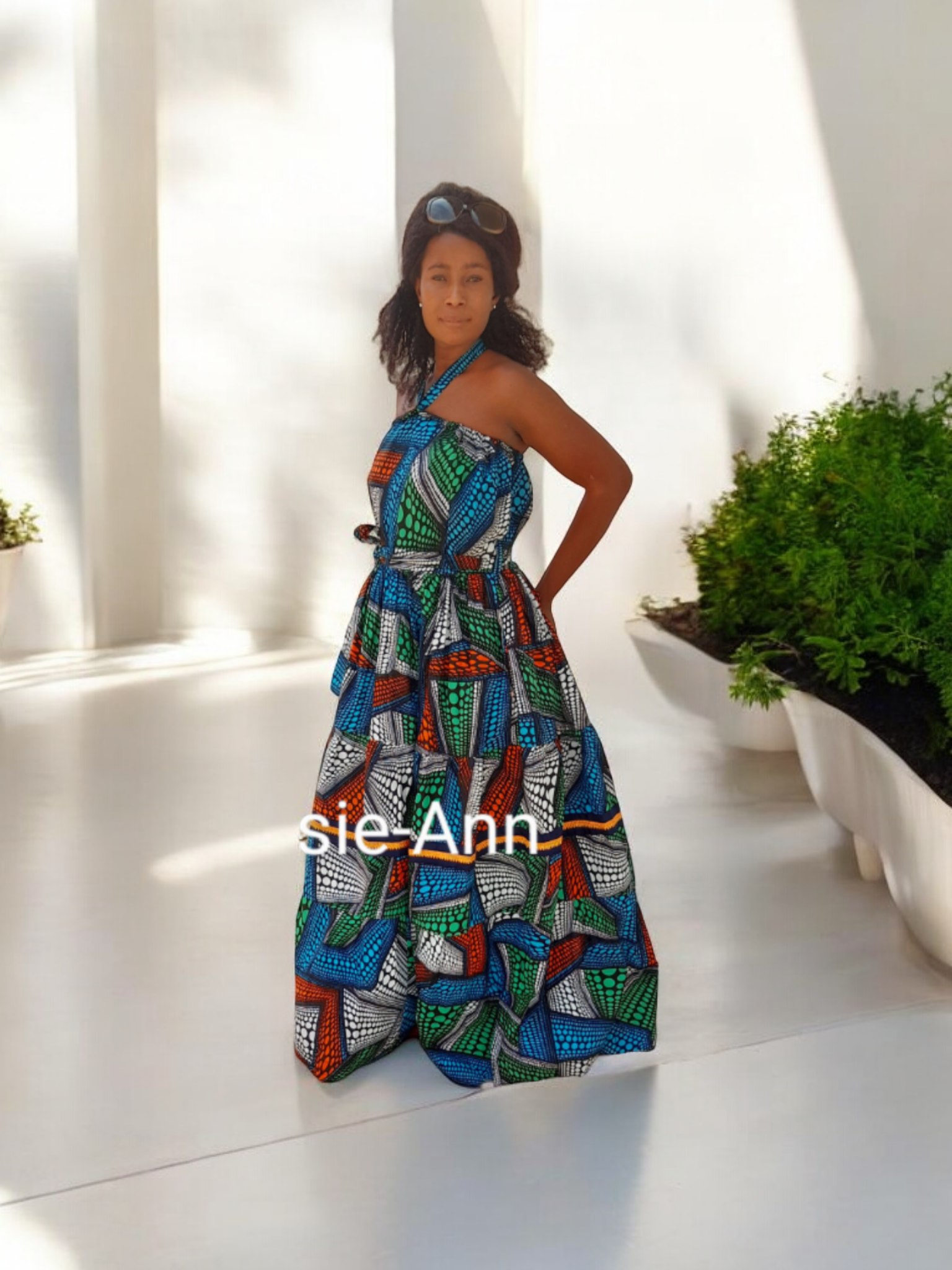 African  Print / Ankara Maxi Dress.