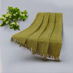 Olive Green Mud Cloth Ethnic Tribal Throw Blanket