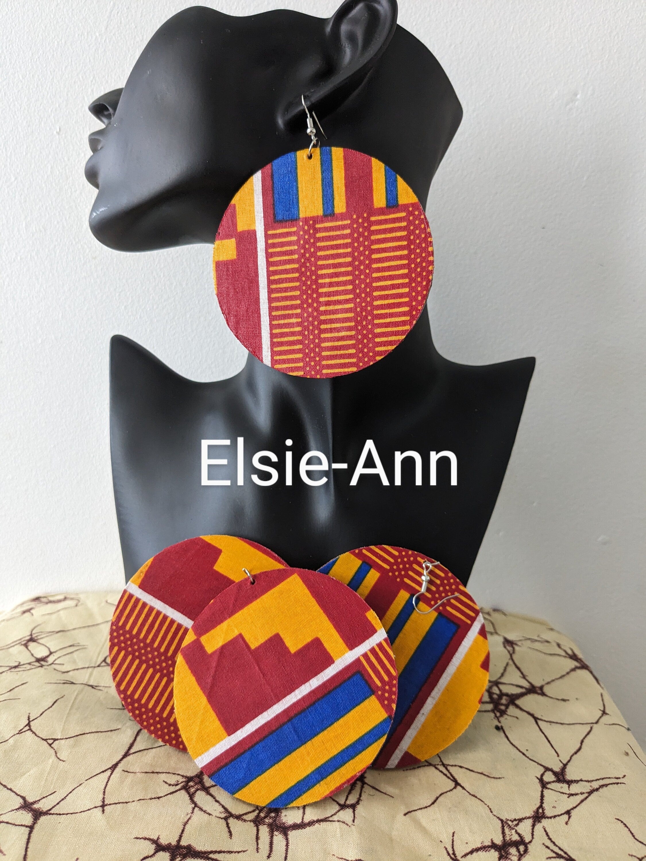 African Print Earrings/ Ankara Earrings