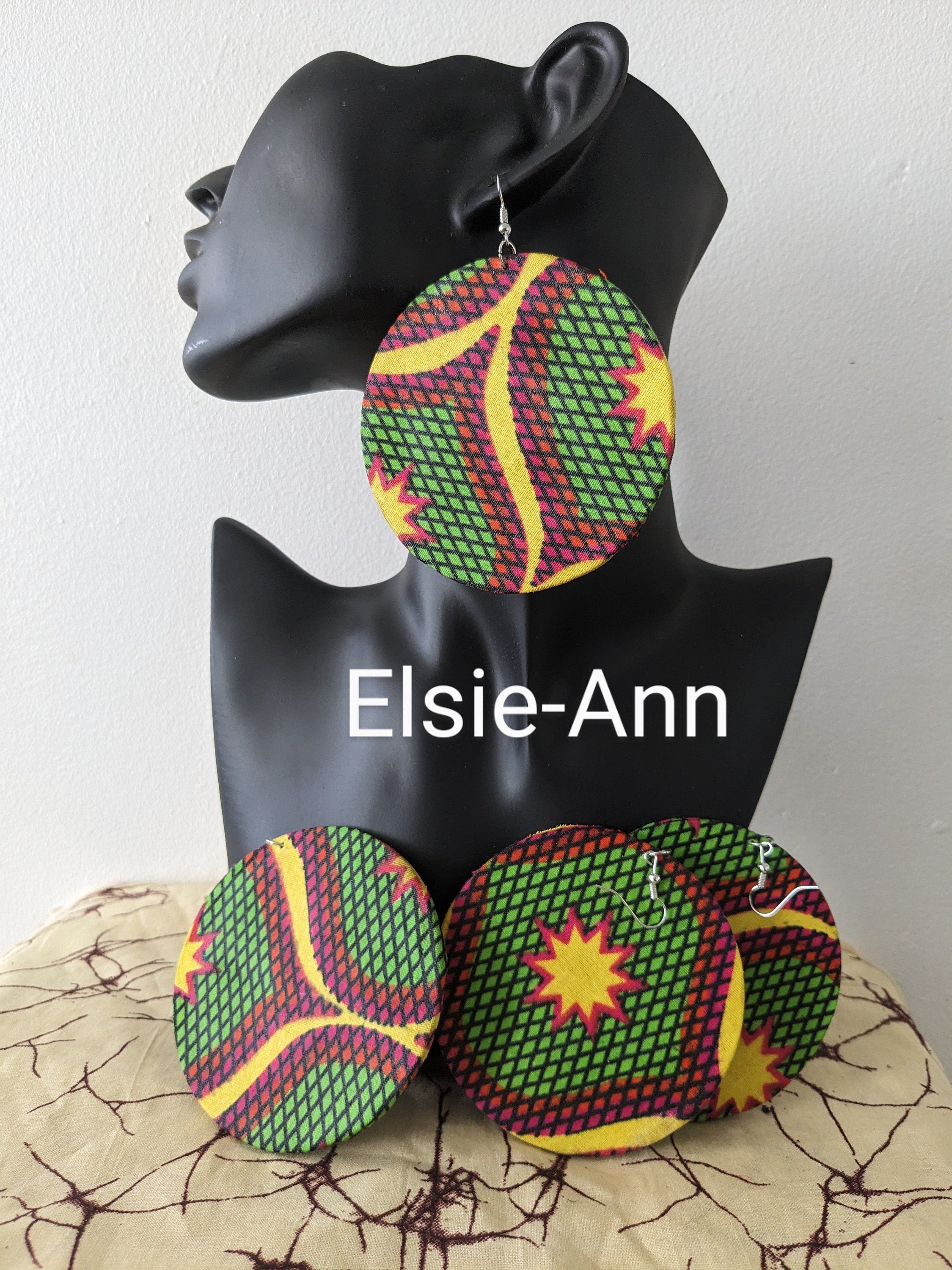 African Print Earrings/ Ankara Earrings