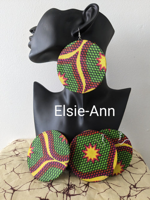 African Print Earrings/ Ankara Earrings