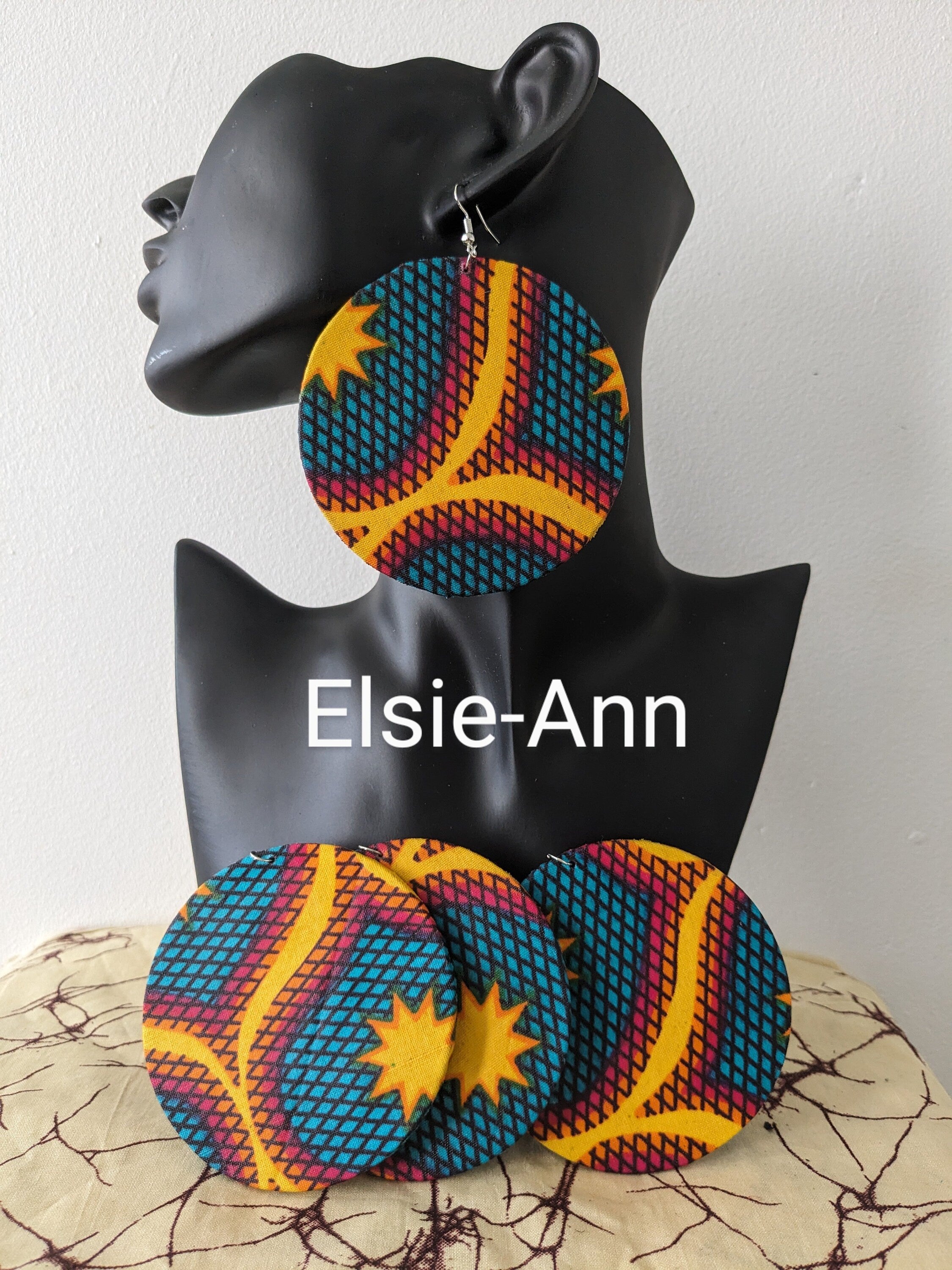 African Print Earrings/ Ankara Earrings