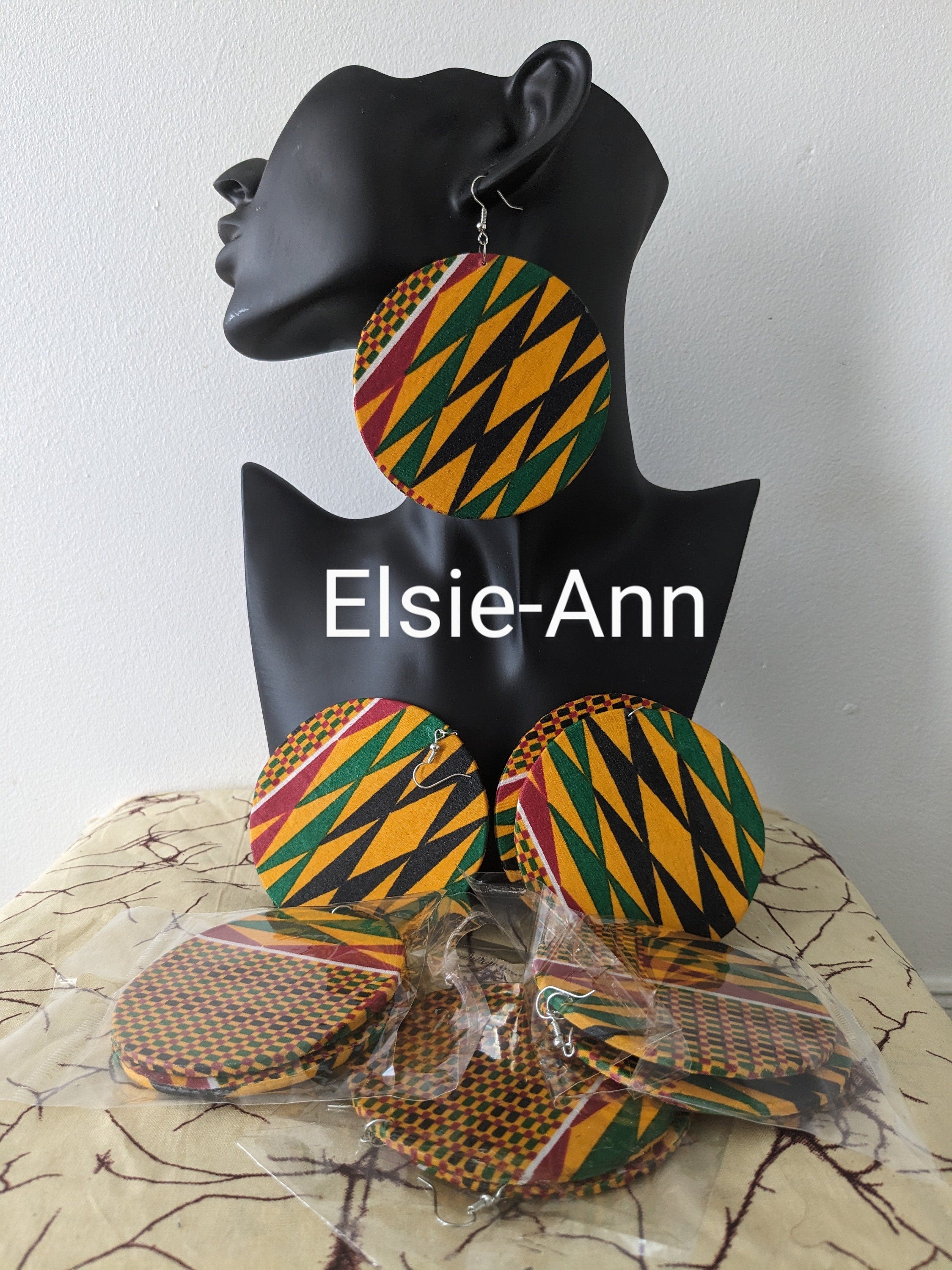 African Print Earrings/ Ankara Earrings