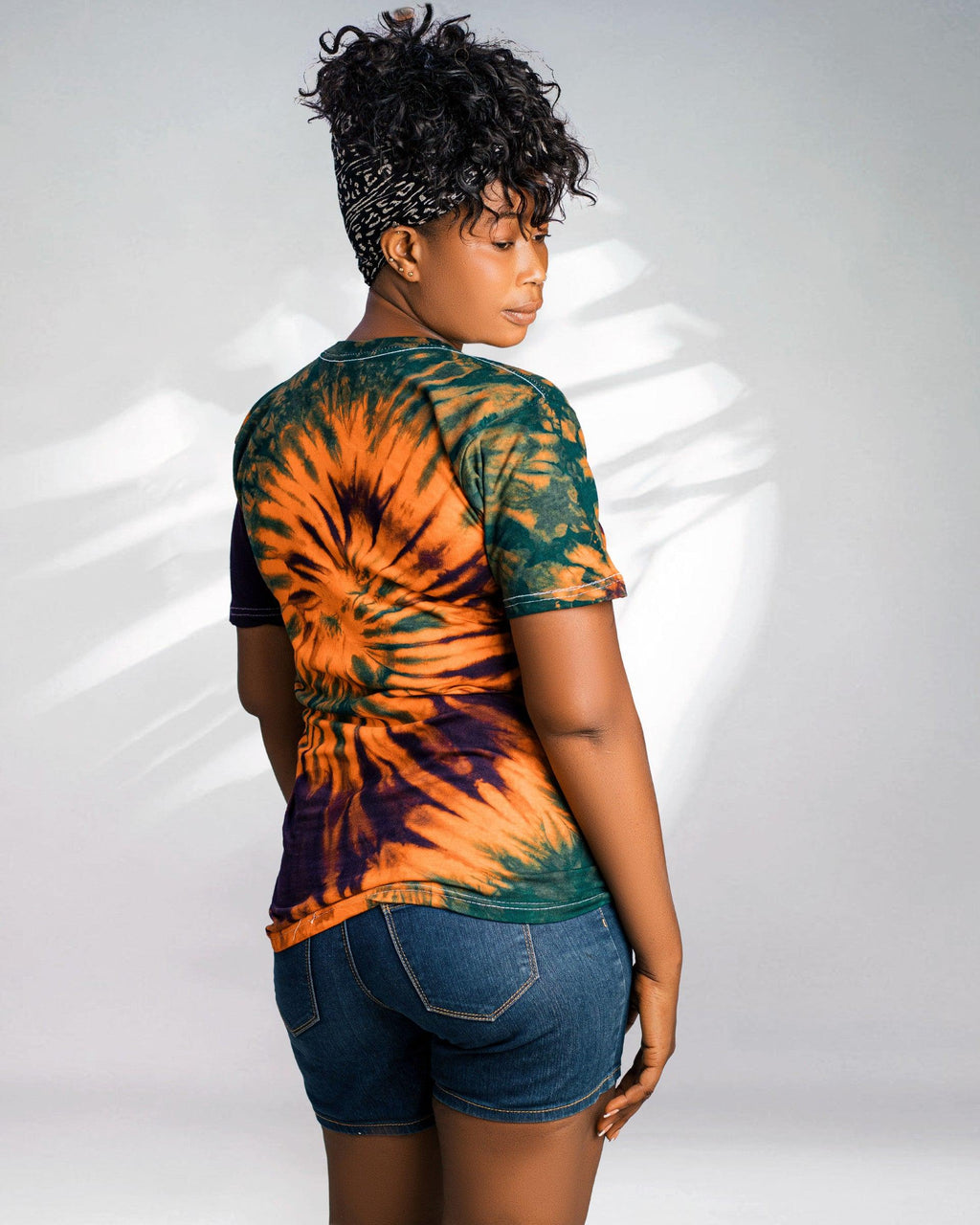 Tie-Dye Pink Green & Purple T-Shirt