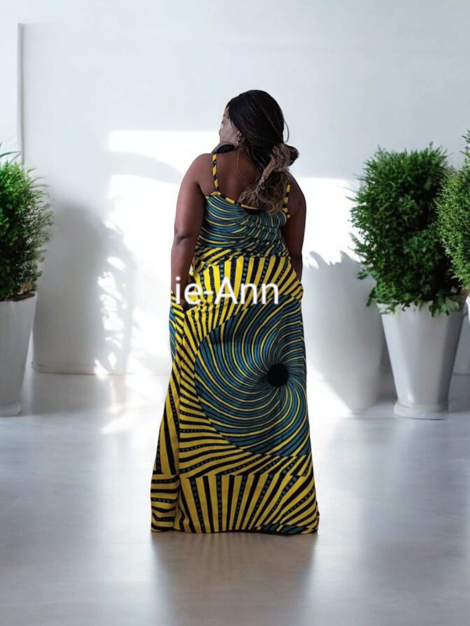 African Print Ankara Summer Maxi Dress