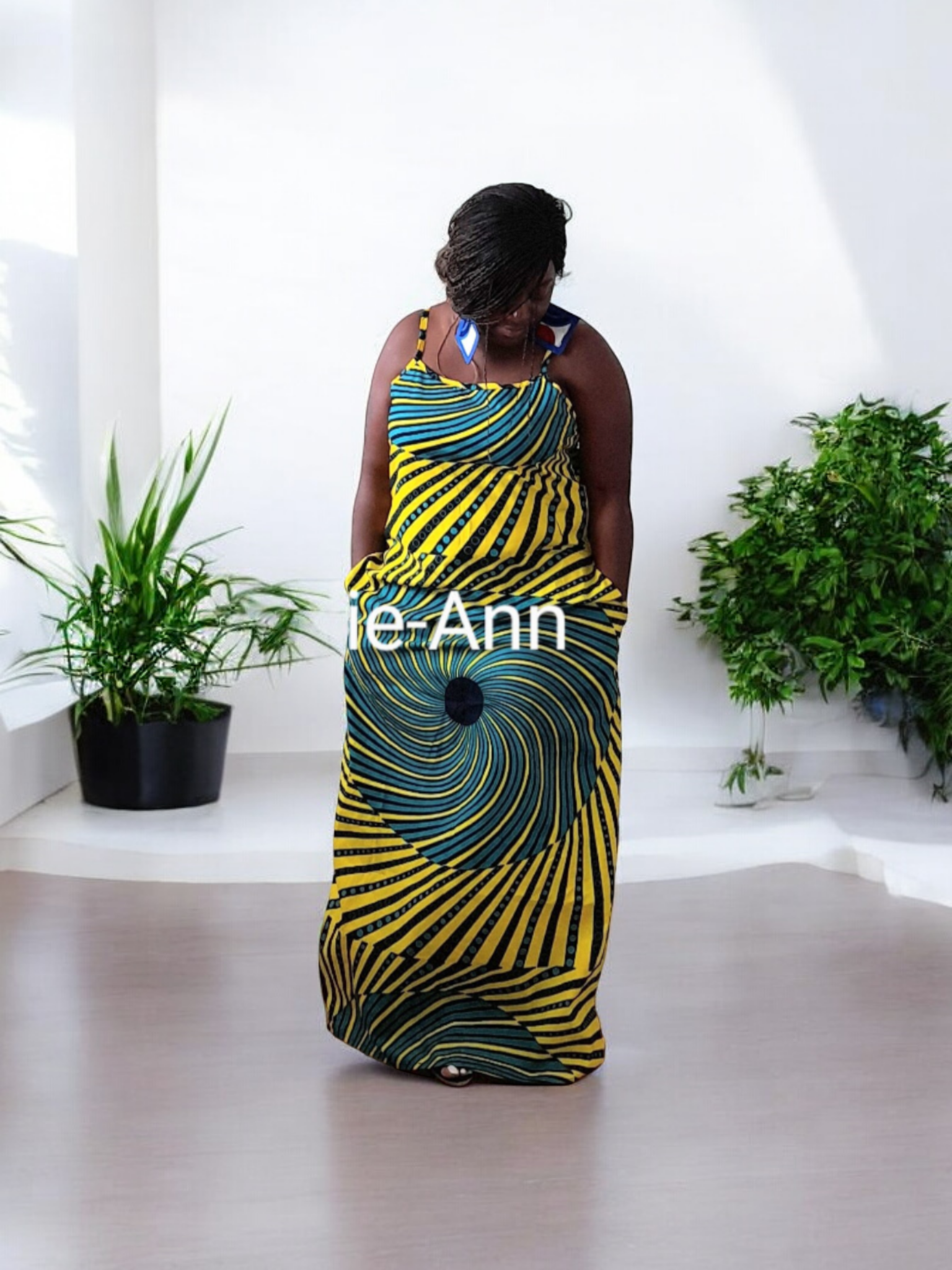 African Print Ankara Summer Maxi Dress – Elsie-Ann
