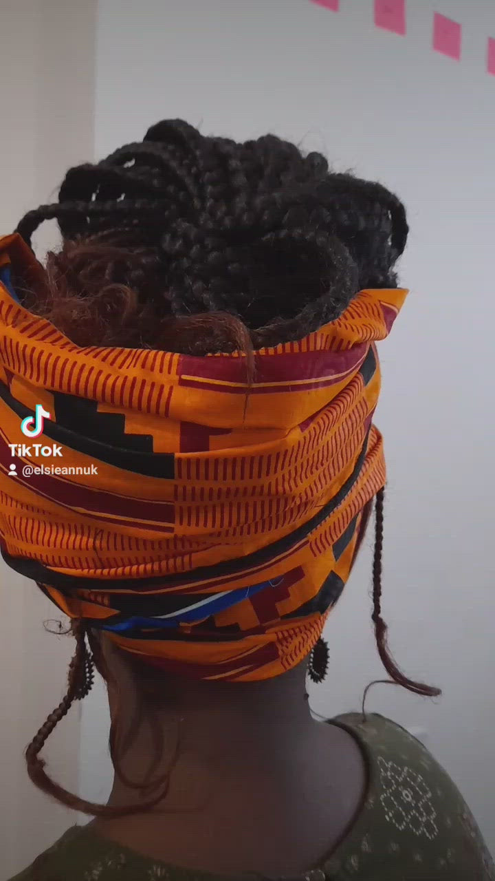 Kente African Print/ Ankara Head Wrap